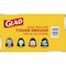 Glad 30 gal Trash Bags, L, 1.05 mil (27 Micron), Black, 90 PK CLO78952 - alternate 6